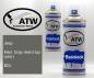 Preview: Jeep, Med. Gray (Hard top color), BDL: 400ml Sprühdose + 400ml Klarlack - Set, von ATW Autoteile West.